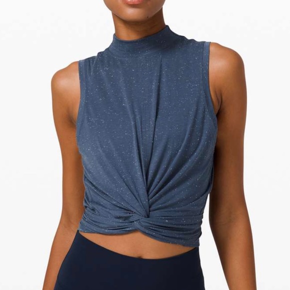 lululemon athletica Tops - NWT Lululemon Time to Restore Mock Neck Tank
